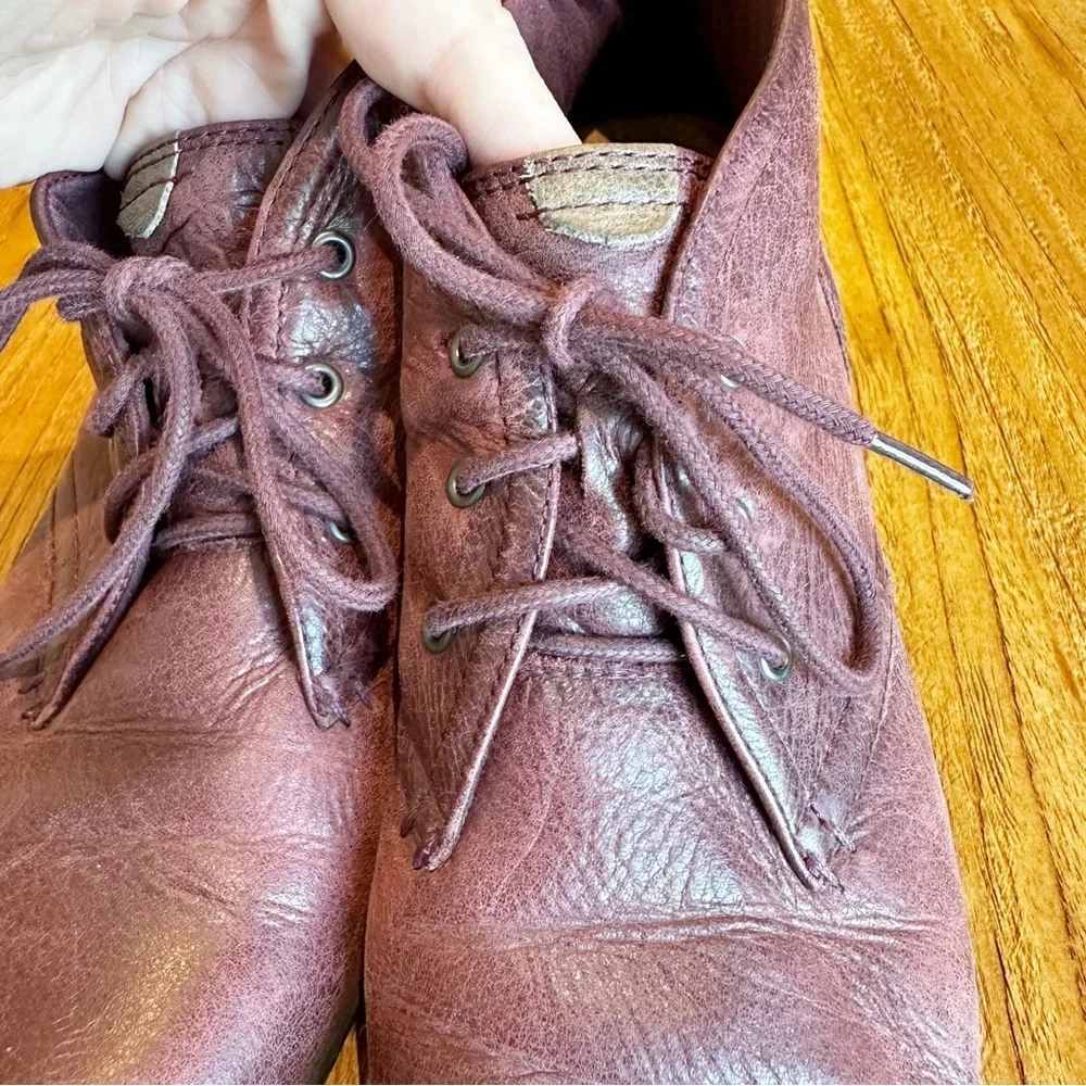 Cobb Hill New Balance Aria Women’s Leather Lace Up Booties Comfort Soft Boho 7.5